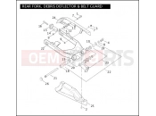 HARLEY-DAVIDSON DYNA SUPER GLIDE  - FXD REAR FORK, DEBRIS DEFLECTOR & BELT GUARD