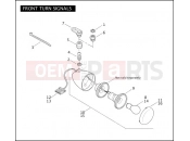 Harley-Davidson 2004 DYNA DYNA SUPER GLIDE  - FXDI FRONT TURN SIGNALS