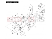 Harley-Davidson 2004 DYNA DYNA WIDE GLIDE  - FXDWGI EXHAUST SYSTEM