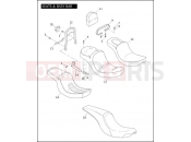 Harley-Davidson 2004 DYNA DYNA WIDE GLIDE  - FXDWGI SEATS & SISSY BAR