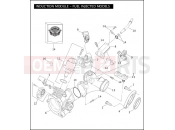 INDUCTION MODULE - FUEL INJECTED MODELS - Harley-Davidson ROAD KING - FLHRI 2004