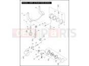 PASSING LAMPS & FRONT TURN SIGNALS - Harley-Davidson ROAD KING - FLHRI 2004