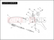 Harley-Davidson 2004 TOURING ELECTRA GLIDE STANDARD  - FLHT CLUTCH CONTROL