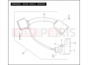 Harley-Davidson 2004 TOURING ELECTRA GLIDE STANDARD  - FLHT HARNESS, BANK ANGLE SENSOR