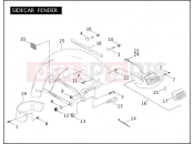Harley-Davidson 2004 TOURING ELECTRA GLIDE STANDARD  - FLHT SIDECAR FENDER
