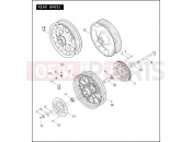Harley-Davidson 2004 TOURING ELECTRA GLIDE CLASSIC  - FLHTC REAR WHEEL