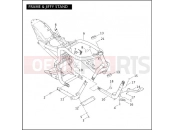 Harley-Davidson 2004 VRSC VRSCA V-ROD 98  - VRSCA 98 FRAME & JIFFY STAND