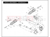 Harley-Davidson 2004 VRSC VRSCA V-ROD 98  - VRSCA 98 SHOCK ABSORBERS - HYDRAULIC