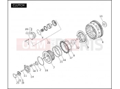 Harley-Davidson 2004 VRSC VRSCB V-ROD  - VRSCB CLUTCH