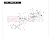 Harley-Davidson 2004 VRSC VRSCB V-ROD  - VRSCB FRONT BRAKE CALIPER