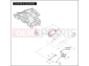 Harley-Davidson 2004 VRSC VRSCB V-ROD 98  - VRSCB 98 STARTER & SOLENOID