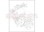 FRAME, REAR FORK & JIFFY STAND - Harley-Davidson CVO ROAD KING - FLHRSEI2 2003