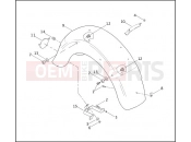 REAR FENDER - Harley-Davidson CVO ROAD KING - FLHRSEI2 2003