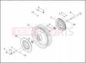 REAR WHEEL - Harley-Davidson CVO ROAD KING - FLHRSEI2 2003