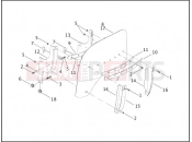 WINDSHIELD - Harley-Davidson CVO ROAD KING - FLHRSEI2 2003