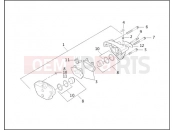 HARLEY-DAVIDSON DYNA SUPER GLIDE  - FXD FRONT BRAKE CALIPER