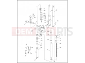 HARLEY-DAVIDSON DYNA SUPER GLIDE  - FXD FRONT FORK - FXDWG