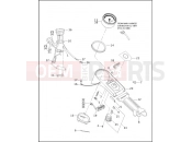 HARLEY-DAVIDSON DYNA SUPER GLIDE  - FXD INSTRUMENTS - FXDWG
