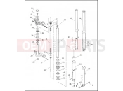 FRONT FORK - FXD & FXDL - Harley-Davidson DYNA SUPER GLIDE SPORT - FXDX 2003