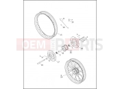 FRONT WHEEL - LACED - Harley-Davidson DYNA SUPER GLIDE SPORT - FXDX 2003