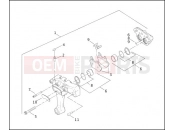 REAR BRAKE CALIPER - Harley-Davidson FLHT/I SIDECAR - SIDECAR FOR FLHT/I 2003