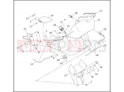 Harley-Davidson 2003 TOURING ELECTRA GLIDE STANDARD  - FLHT INNER FAIRING - FLTR MODELS