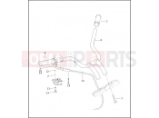 Harley-Davidson 2003 VRSC VRSCA V-ROD  - VRSCA HANDLEBAR & THROTTLE CONTROL