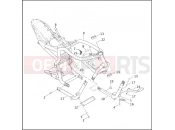 HARLEY-DAVIDSON VRSCA V-ROD 98  - VRSCA 98 FRAME & JIFFY STAND
