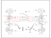 HARLEY-DAVIDSON VRSCA V-ROD 98  - VRSCA 98 HANDLEBAR SWITCHES