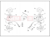 HARLEY-DAVIDSON DYNA SUPER GLIDE  - FXD HANDLEBAR SWITCHES