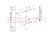 HARLEY-DAVIDSON DYNA SUPER GLIDE  - FXD SHOCK ABSORBERS - HYDRAULIC