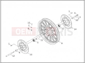 Harley-Davidson 2002 POLICE DYNA DEFENDER  - FXDP FRONT WHEEL