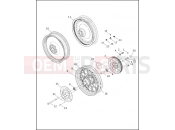 Harley-Davidson 2002 SOFTAIL NIGHT TRAIN  - FXSTBI REAR WHEEL