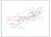 HARLEY-DAVIDSON DYNA SUPER GLIDE  - FXD FRONT BRAKE CALIPER