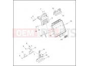 HARLEY-DAVIDSON DYNA SUPER GLIDE  - FXD LICENSE PLATE BRACKETS