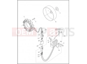 HARLEY-DAVIDSON DYNA SUPER GLIDE  - FXD ALTERNATOR & REGULATOR