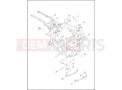 Harley-Davidson 2000 DYNA DYNA WIDE GLIDE  - FXDWG FRAME & JIFFY STAND