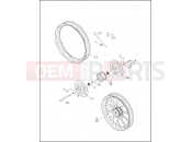 Harley-Davidson 2000 DYNA DYNA WIDE GLIDE  - FXDWG FRONT WHEEL - LACED