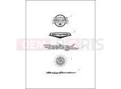 Harley-Davidson 2000 TOURING ROAD GLIDE  - FLTRI FUEL TANK TRIM