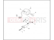 FRONT TURN SIGNALS - Harley-Davidson CVO DYNA SUPER GLIDE - FXR2 1999