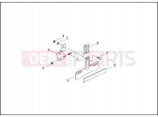 LICENSE PLATE BRACKET - Harley-Davidson CVO DYNA SUPER GLIDE - FXR2 1999