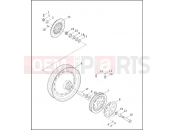 REAR WHEEL - Harley-Davidson CVO DYNA SUPER GLIDE - FXR2 1999