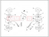 Harley-Davidson 1999 SOFTAIL NIGHT TRAIN  - FXSTB HANDLEBAR SWITCHES