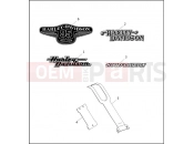 Harley-Davidson 1998 DYNA DYNA SUPER GLIDE  - FXD FUEL TANK TRIM