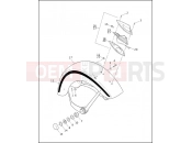 Harley-Davidson 1998 SOFTAIL HERITAGE SOFTAIL CLASSIC  - FLSTC FRONT FENDER - FLSTS
