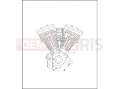 Harley-Davidson 1998 SOFTAIL HERITAGE SPRINGER  - FLSTS ENGINE ASSEMBLY - COMPLETE