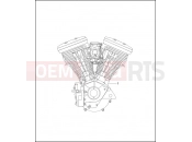 ENGINE - Harley-Davidson DYNA SUPER GLIDE CONVERTIBLE - FXDS CONV 1997