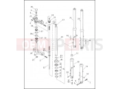 FRONT FORK - FXD, FXDL & FXDS-CON (2 OF 2) - Harley-Davidson DYNA SUPER GLIDE CONVERTIBLE - FXDS CONV 1997