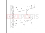 SHOCK ABSORBERS - HYDRAULIC - Harley-Davidson DYNA SUPER GLIDE CONVERTIBLE - FXDS CONV 1997