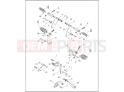 FOOTRESTS - Harley-Davidson DYNA WIDE GLIDE - FXDWG 1997